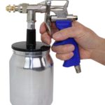 undercoating gun with wide trigger