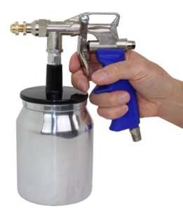 undercoating gun with wide trigger