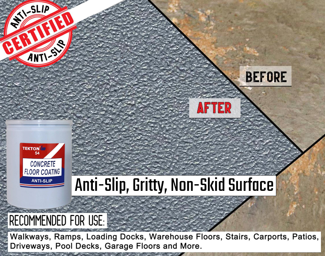 Tekton 54 Anti Slip Concrete Coating Chemicar