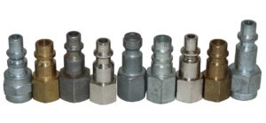assorted universal coupler plugs